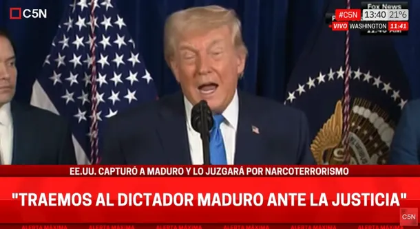 Trump habló sobre la captura de Maduro Nosotros vamos a administrar Venezuela