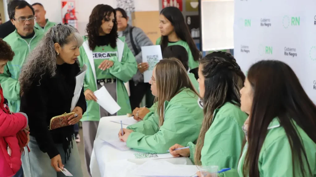 Programa Cerca más de 600 trámites y gran participación en Catriel