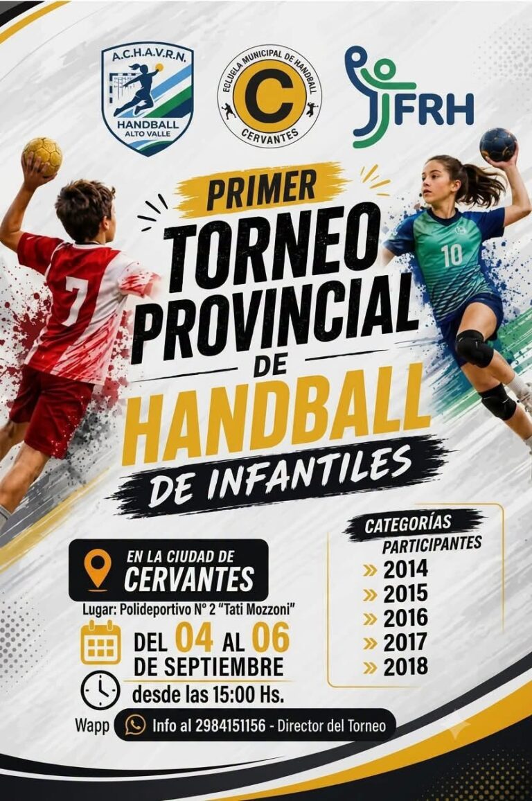 PRIMER TORNEO PROVINCIAL DE HANDBALL DE INFANTILES