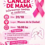 El Hospital Cervantes invita a una charla informativa sobre el cáncer de mama