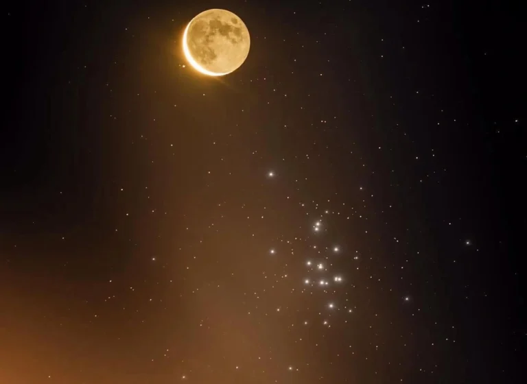 Espectacular Conjunción de la Luna con Marte y Júpiter las Próximas Madrugadas